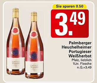 Palmberger Heuchelheimer Portugieser Weißherbst 1L