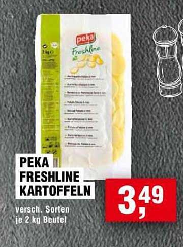 PEKA Freshline Kartoffeln - verschiedene Sorten je 2 kg Beutel