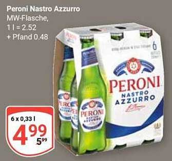 Peroni Nastro Azzurro 6 x 0,33 l