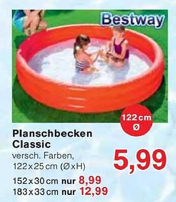 Planschbecken Classic 122 cm Ø