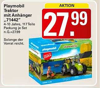 Playmobil Traktor mit Anhänger – 71442