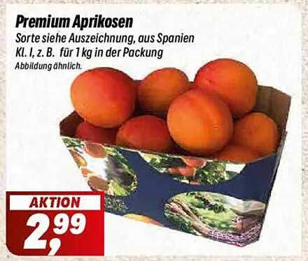 Premium Aprikosen - frisch aus Spanien