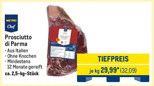 Prosciutto di Parma aus Italien