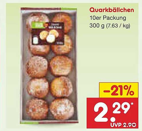 Quarkbällchen 10er Packung