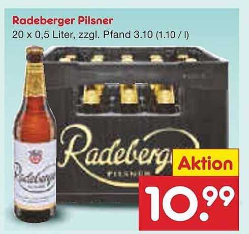 Radeberger Pilsner – 20 x 0,5 Liter