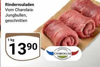 Rinderrouladen vom Charolais-Jungbullen, geschnitten
