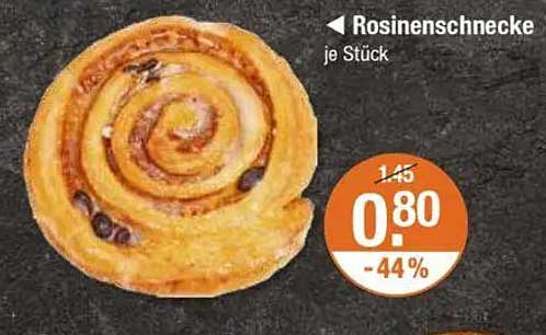 Rosinenschnecke je Stück - Jetzt nur 0,80€