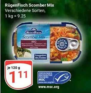 RügenFisch Scomber Mix - Verschiedene Sorten