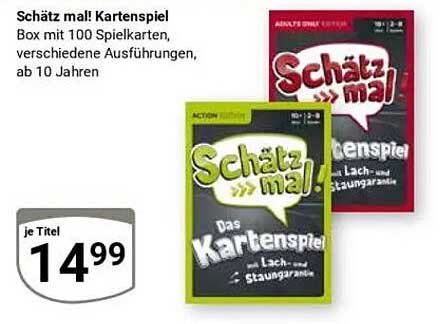 Schätz mal! Kartenspiel