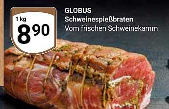 Schweinespießbraten vom frischen Schweinekammm