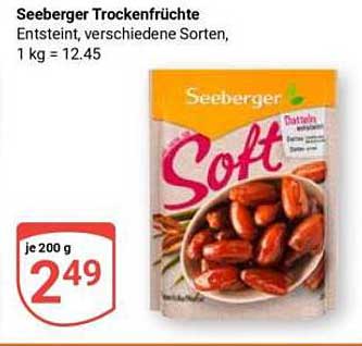 Seeberger Trockenfrüchte – Entsteint, verschiedene Sorten