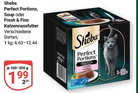 Sheba Perfect Portions, Soup oder Fresh & Fine Katzennassfutter