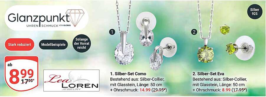 Silber-Set Eva - Elegant und zeitlos