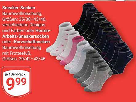 Sneaker-Socken im 10er-Pack