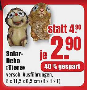 Solar-Deko »Tiere«