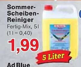 Sommer-Scheiben-Reiniger Fertig-Mix, 5l