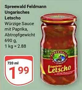 Spreewald Feldmann Ungarisches Letscho
