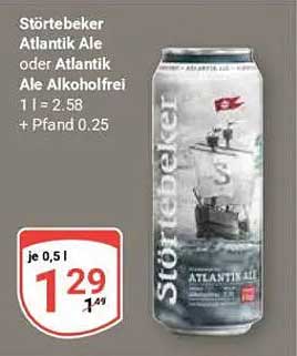 Störtebeker Atlantik Ale oder Atlantik Ale Alkoholfrei