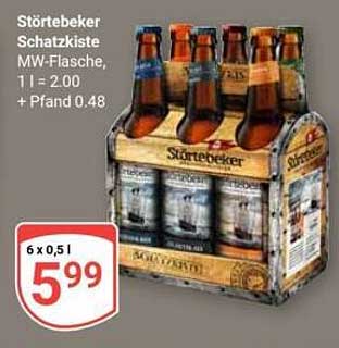 Störtebeker Schatzkiste, 6 x 0,5 l