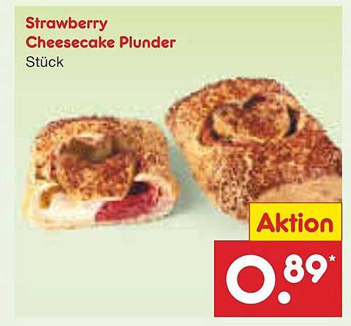Strawberry Cheesecake Plunder