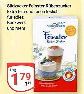 Südzucker Feinstes Rübenzucker 1 kg