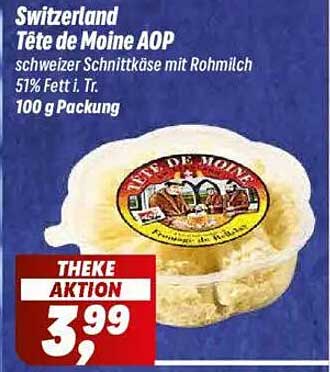 Tête de Moine AOP - Schweizer Schnittkäse