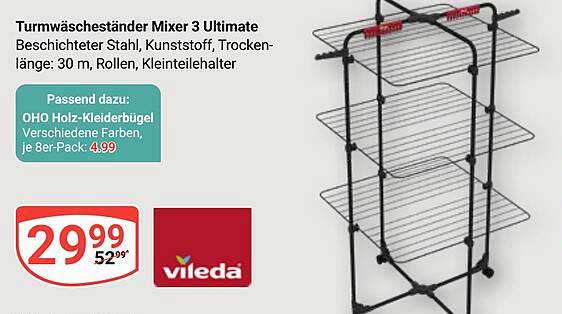 Turmwäscheständer Mixer 3 Ultimate