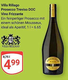 Villa Rillago Prosecco Treviso DOC Vino Frizzante