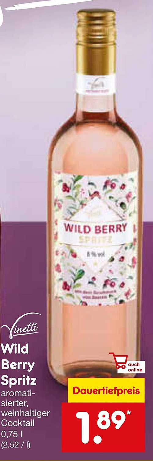Vinetti Wild Berry Spritz 0,75 l