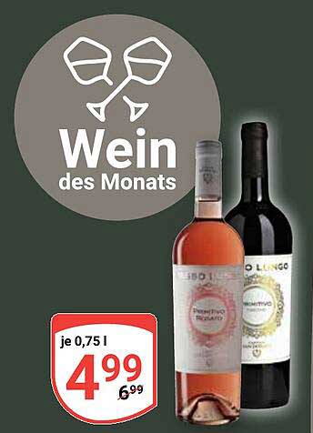 Wein des Monats - Primitivo Rosato und Primitivo Lungo