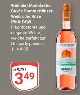 Weinbiet Manufaktur Cuvée Sommertänzer Weiß oder Rosé Pfalz DQW