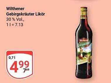 Wilthener Gebirgskräuter Likör 0,7 l