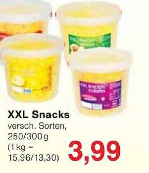 XXL Snacks - Verschiedene Sorten, 250/300 g