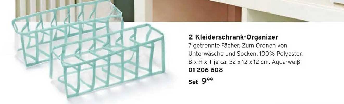 2 Kleiderschrank-Organizer