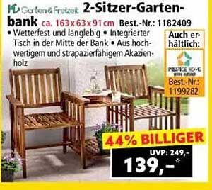2-Sitzer-Gartenbank