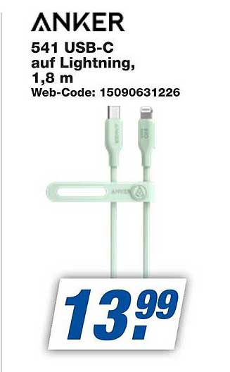 ANKER 541 USB-C auf Lightning, 1,8 m