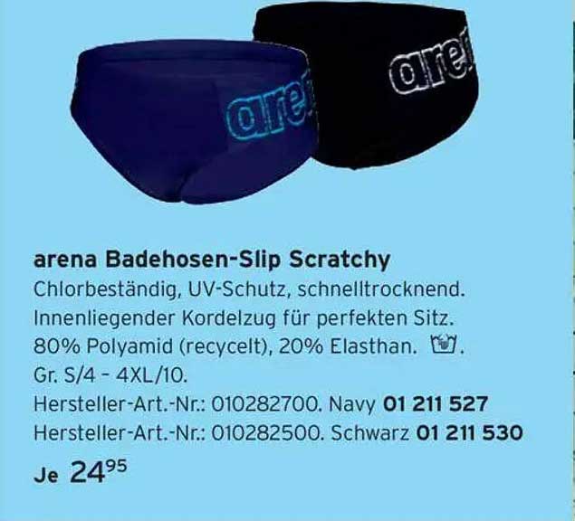 arena Badehosen-Slip Scratchy