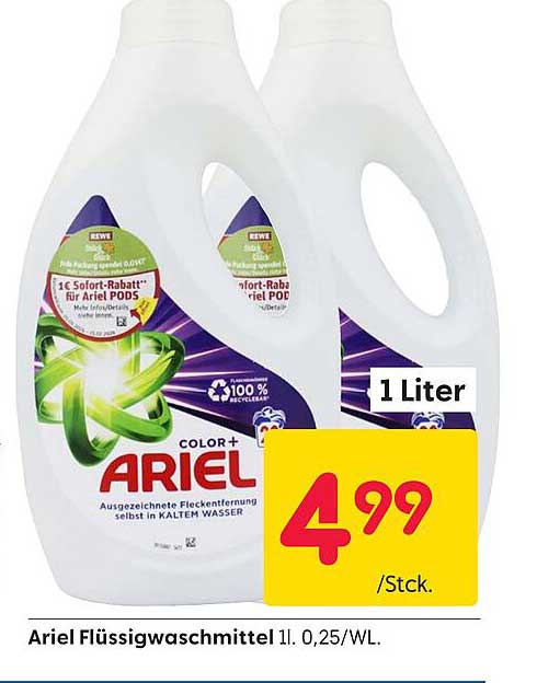 Ariel Flüssigwaschmittel 1l