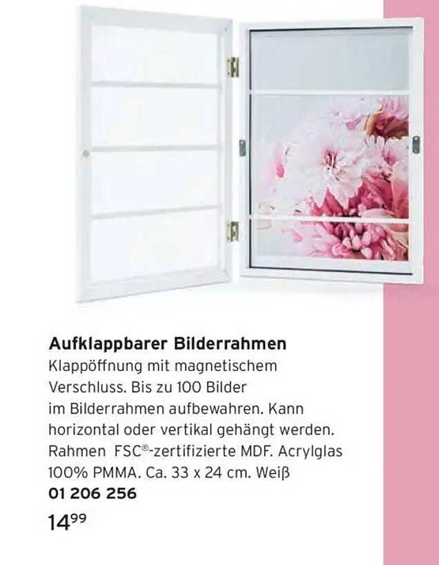 Aufklappbarer Bilderrahmen