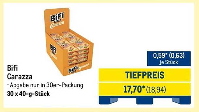 Bifi Carazza 30 x 40-g-Stück