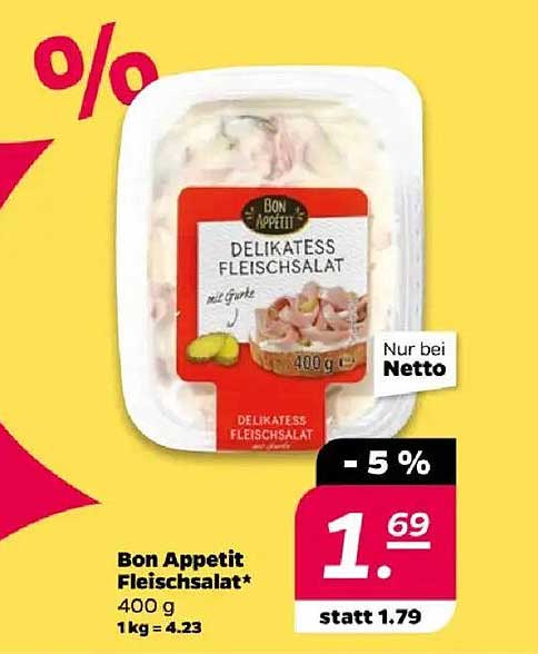 Bon Appetit Delikates Fleischsalat 400 g