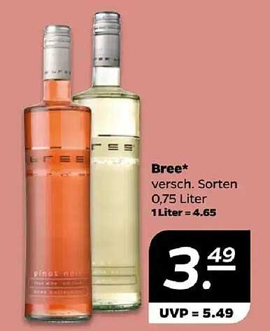 Bree* verschiedene Sorten 0,75 Liter