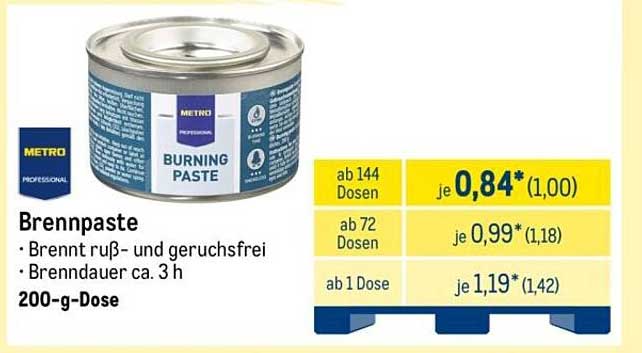 Brennpaste – 200-g-Dose