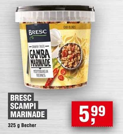 BRESC Scampi Marinade 325 g Becher