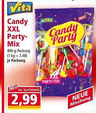 Candy XXL Party-Mix 400-g-Packung
