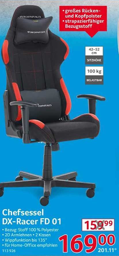 Chefsessel DX-Racer FD 01
