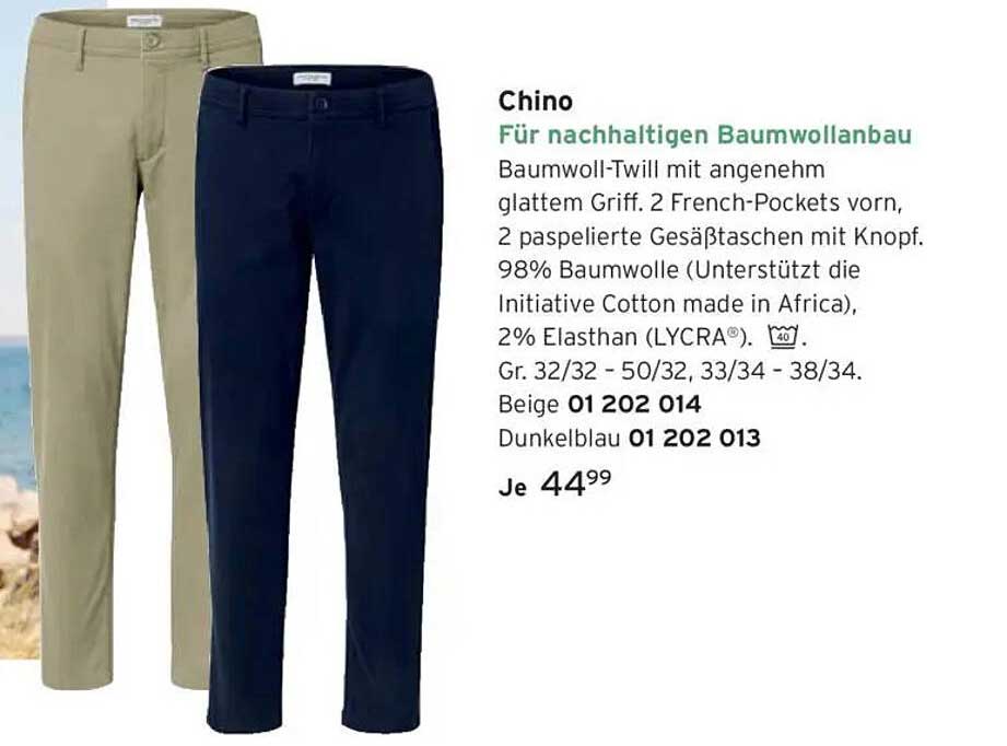Chino für nachhaltigen Baumwollanbau