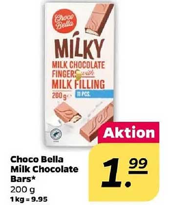 Choco Bella Milk Chocolate Bars*