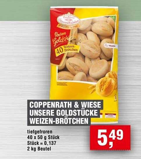 COPPENRATH & WIESE UNSERE GOLDSTÜCKE WEIZEN-BRÖTCHEN