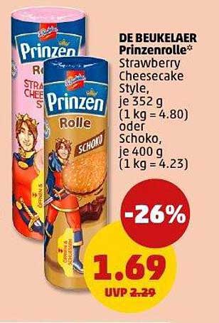 DE BEUKELAER Prinzenrolle Strawberry Cheesecake Style oder Schoko